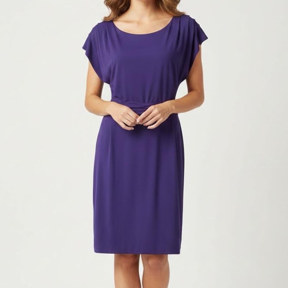 Eliza J Purple Indigo Mini Sheath Dress 14
